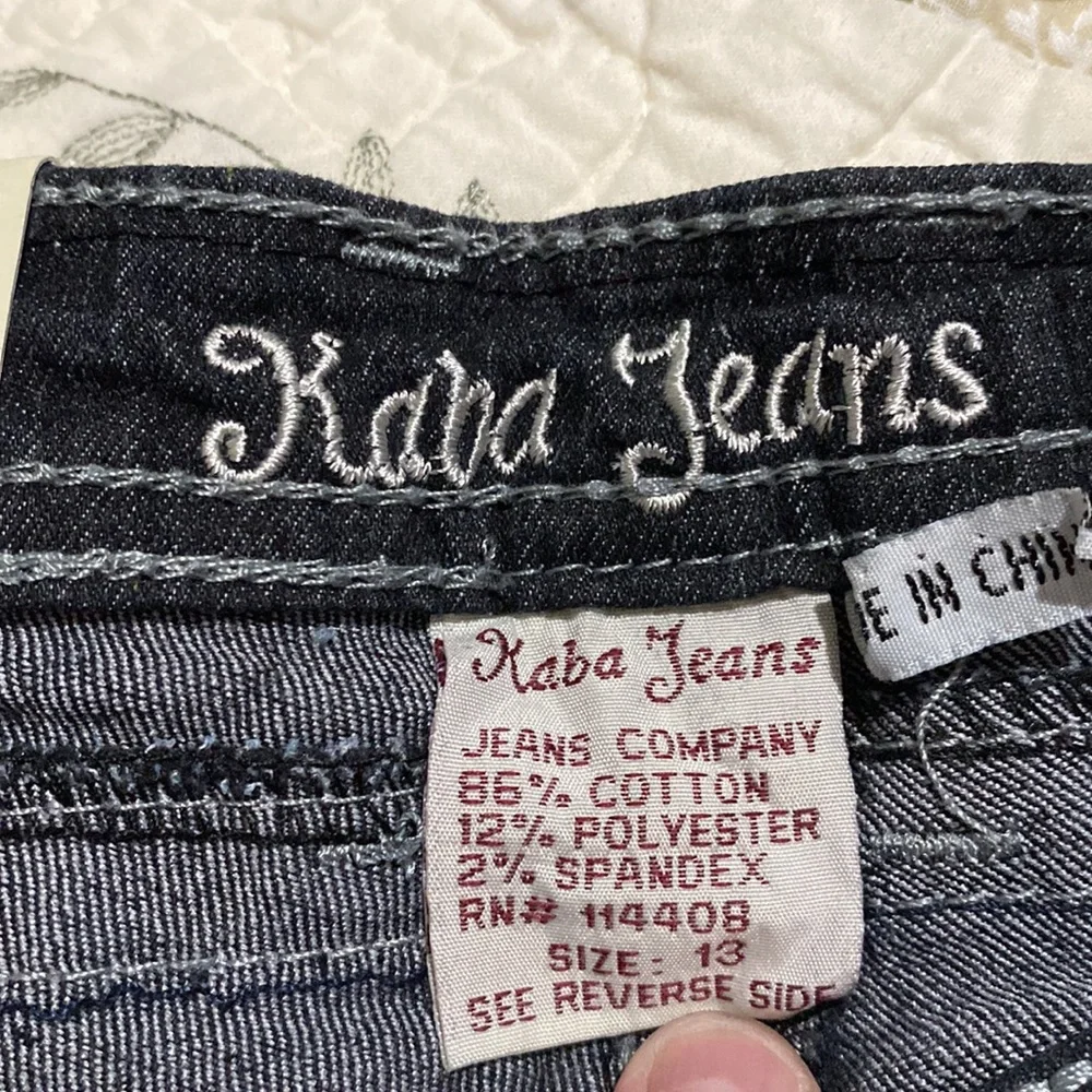 KABA JEANS Capri size 13 - Picture 6 of 9